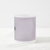 Zen zwart grijs frosted mok (Center)