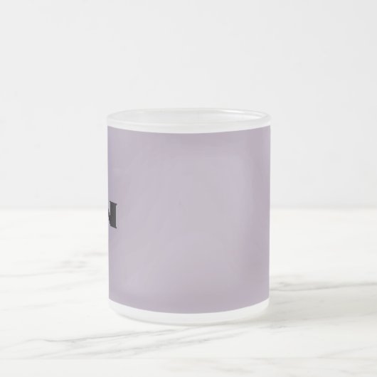 Zen zwart grijs frosted mok (Center)