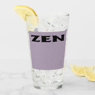 Zen zwart grijs glas tumbler