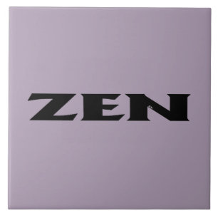 Zen zwart grijs grote tegel tegeltje
