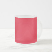 Zen zwart rood frosted mok (Voorkant rechts)