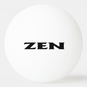 Zen zwart wit 1-sterren ping pong bal pingpongbal