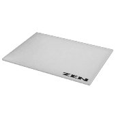 Zen zwart wit glas snijplank (Hoek)