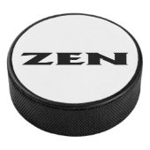 Zen zwart wit hockey puck (3/4)