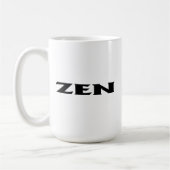 Zen zwart wit mok (Links)