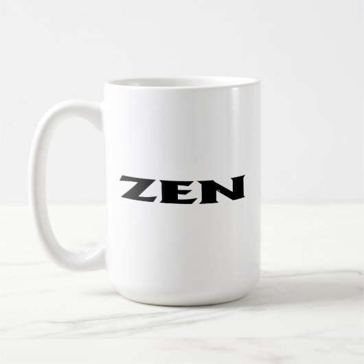 Zen zwart wit mok (Links)