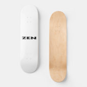 Zen zwart wit skateboard (Voorkant)