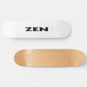 Zen zwart wit skateboard (Horizontaal)