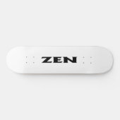 Zen zwart wit skateboard (Horizontaal)