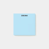 Zen zwarte blauwe notitieblokken post-it® notes (Voorkant)