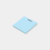 Zen zwarte blauwe notitieblokken post-it® notes (Schuin)