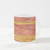 Zen zwarte draad frosted mok (Voorkant rechts)