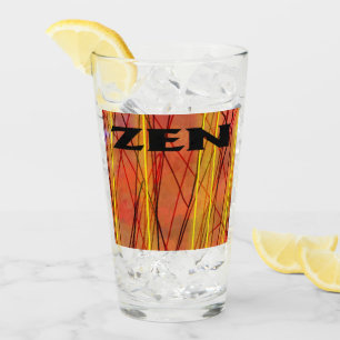 Zen zwarte draad glas tumbler