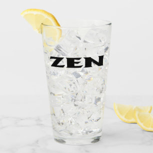 Zen zwarte glazen tumbler