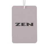 Zen zwarte grijze auto luchtverfrisser (Achterkant)