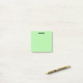 Zen zwarte groene notitieblokken post-it® notes (Op bureau)
