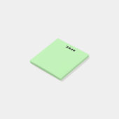 Zen zwarte groene notitieblokken post-it® notes (Schuin)
