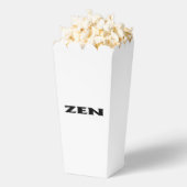 Zen zwarte witte popcorn dozen bedankdoosjes (Popped)