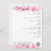 Zen Zwembad & Spa Weekend Getaway Bachelorette Par Kaart (Achterkant)