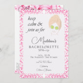 Zen Zwembad & Spa Weekend Getaway Bachelorette Par Kaart (Voorkant / Achterkant)