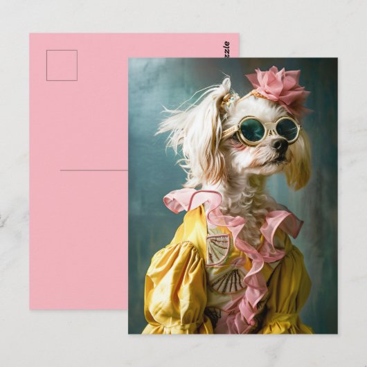 Zena Maltese Briefkaart (Voorkant / Achterkant)