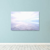 ZENAH | Salar de Uyuni 'Oneindige Spiegel' | Cloud Canvas Afdruk (Insitu (Houten vloer))