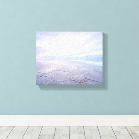 ZENAH | Salar de Uyuni 'Oneindige Spiegel' | Cloud Canvas Afdruk (Insitu (Houten vloer))