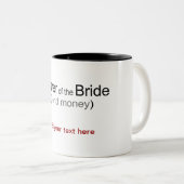 Zend Geld Vader van de mok Bride (Voorkant rechts)