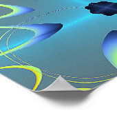 'Zend Pijn met Gedachten van Liefde' Poster (Hoek)