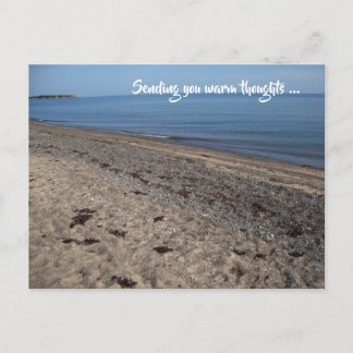 Zend u Warm Dekken van het Beach Briefkaart