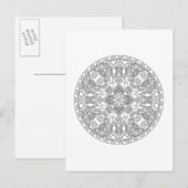 Zendala Design Briefkaart (Voorkant / Achterkant)