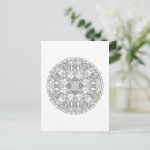 Zendala Design Briefkaart (Staand voorkant)