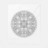 Zendala Design Fleece Deken (Voorkant)