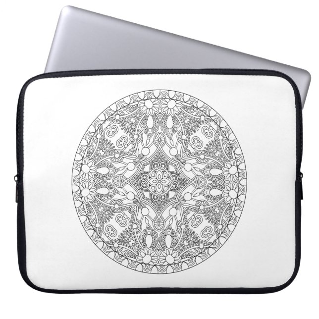 Zendala Design Laptop Sleeve (Voorkant)