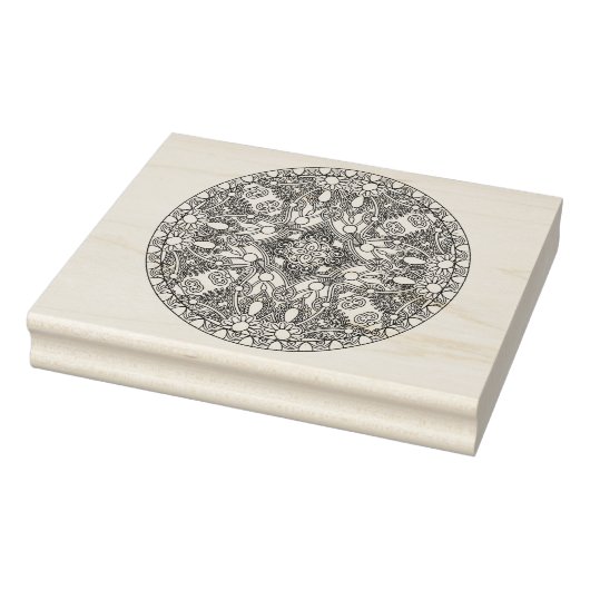 Zendala Design Rubberstempel (Stempel)