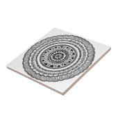 Zendala "Queste" keramische tegel Tegeltje (Zijkant)