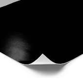 Zendaya | Zwart-wit portretprofiel Schilderen Perfect Poster (Hoek)