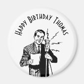  zenddag radiozender magneet (Voorkant)