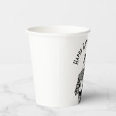  zenddag radiozender papieren bekers (Rechts)