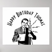  zenddag radiozender poster (Voorkant)