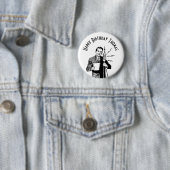  zenddag radiozender ronde button 5,7 cm (In situ)