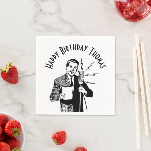  zenddag radiozender servet (Insitu)