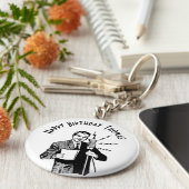  zenddag radiozender sleutelhanger (Zijkant)