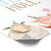 Zenddag roze poster (Hoek)