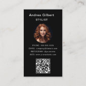 Zending Boetiek Winkel, Mode Model QR Code Visitekaartje (Achterkant)