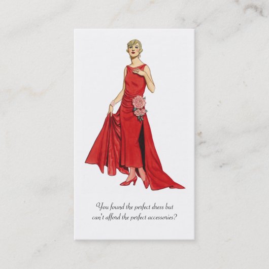 Zending of Accessoire Visitekaartje van winkel (Voorkant)