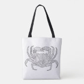 Zendoodle Crab 2 Tote Bag (Achterkant)