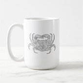 Zendoodle Crab Koffiemok (Links)
