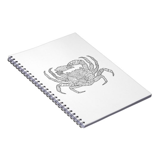 Zendoodle Crab Notitieboek (Rechterzijde)