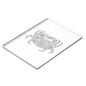 Zendoodle Crab Notitieboek (Linkerzijde)